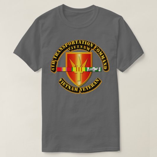 SVCリボンを使用した4番目の輸送コマンド Tシャツ (デザイン正面)