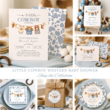 Little Cowboy Western Theme Baby Shower