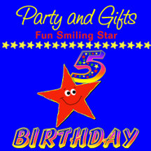 5th Birthday Smiling Star Party and Gifts
