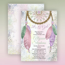 Girl Baby Shower Invitations