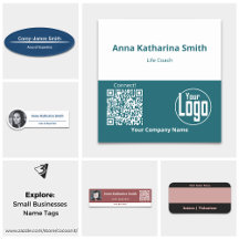 Business Name Tag Templates