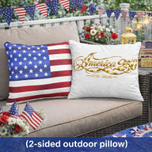 Red White Blue Throw Pillow Collection 