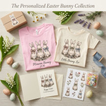 Easter Cute Pastel Spring Rabbit Designs 