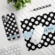 Polka Dot Pattern, Blue - Home Decor Collection