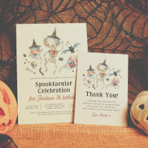 Spooktacular Halloween Ghost Boy Birthday Party