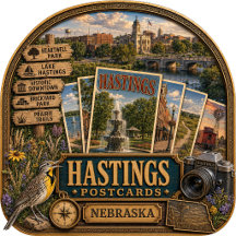 Hastings Nebraska Postcards/Gifts