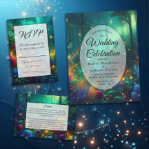 Enchanted Forest of Radiant Jewels Wedding Suite