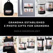 Grandma Established 3 Photo Gifts For Grandma