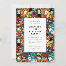 Harry Potter Character Pattern Birthday