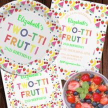 Fruit Two-tti Frutti 2nd Birthday