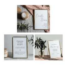 Wedding Remembrance Signs