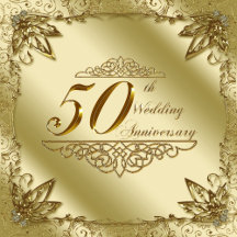 Golden Wedding Anniversary Card Collection