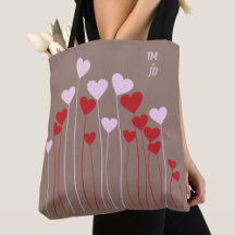 Red and Pink Balloon Hearts