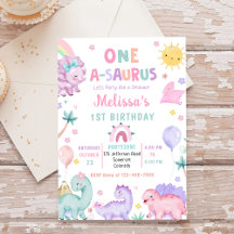 Cute Dinosaur Birthday 