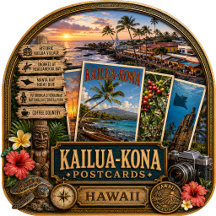 Kailua-Kona Hawaii Postcards/Gifts