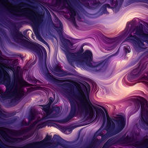 Vibrant Purple Poured Paint Personalized Gifts