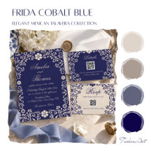 Frida Cobalt Blue • Talavera Wedding