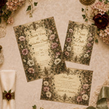Elegant Vintage Botanical Wedding