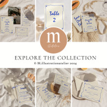 ELY - BLUE RETRO HANDWRITTEN WHIMSICAL WEDDING