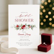 Winter Berry Bridal Shower Collection