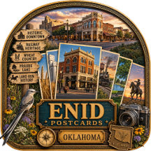 Enid Oklahoma Postcards/Gifts