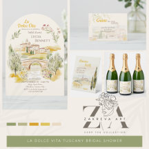 La Dolce Vita Tuscany Bridal Shower