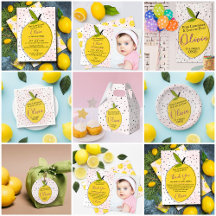 Modern Pink Lemonade 1st Birthday Party