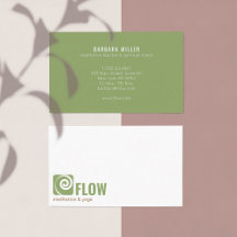 Yoga & meditation Business Cards - Owlie Nest