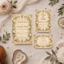 Elegant Ivory Rose Wedding