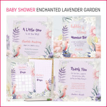 Enchanted Lavender Garden Baby Shower