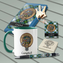 Campbell Dress Tartan and Crest Collection