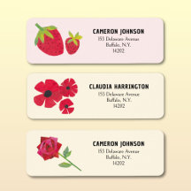 Cute Retro Botanical Hand-Illustrated Stationery 