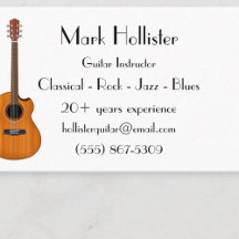 Natural Finish Acoustic Guitar