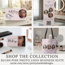Blush Pink Photo Logo Business Suite