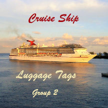 Cruise Ships 2 Luggage Tags