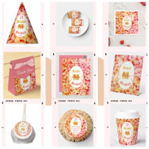 Happy Birthday, floral, elegant,    gradient pink 