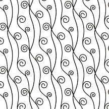 Swirls in Black and White