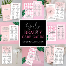 Feminine Modern Beauty Aftercare Instructions