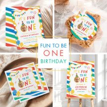 Fun To Be One Boy Birthday
