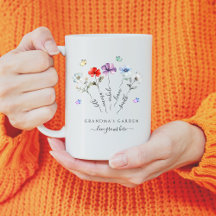 Mom's Garden / Grandma's Garden with names Gift