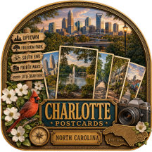 Charlotte North Carolina Postcards/Gifts