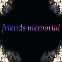 "Personalized Friends Memorial Plaque