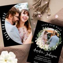 Watercolor eucalyptus and rose flower