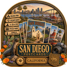 San Diego California Postcards/Gifts