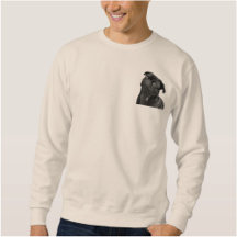 Mens Cute Pug Sweatshirts