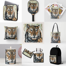 Tiger Color Pencil Drawing