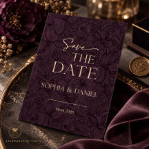 Plum Noir Luxury Wedding Collection