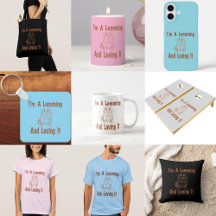 I'm A Lemming And Loving It Drawing Text In Brown