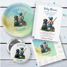 Baby Boy and Dog Baby Shower