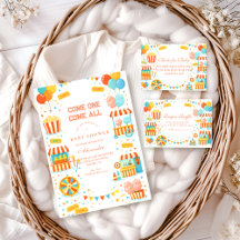 Carnival Treats Circus Baby Shower